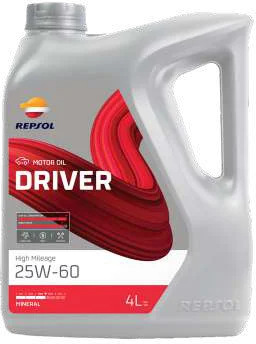 DRIVER HIGH MILEAGE 25W-60